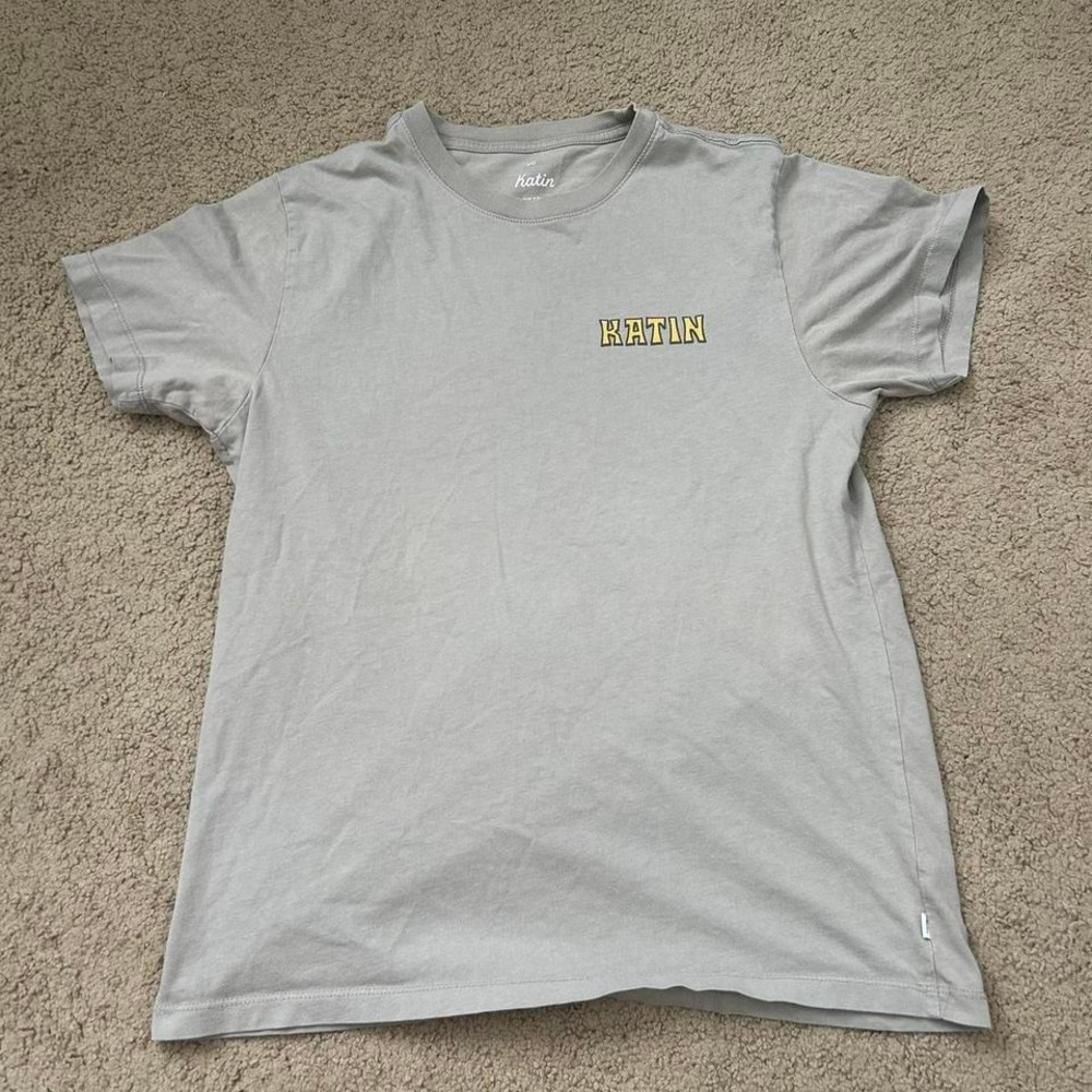 Grey Easy does it Katin tee